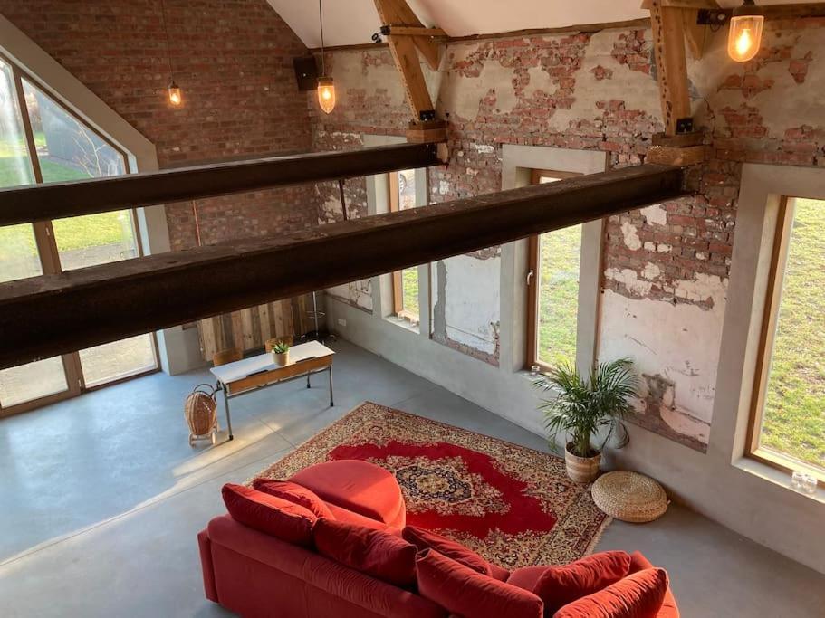 Schuurloft Hof Ten Bogaerde Met Biozwembad, Veldzicht & Uilennest Jabbeke  Exterior foto